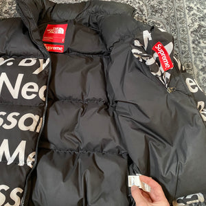 Supreme The North Face By Any Means Nuptse Jacket Black FW15