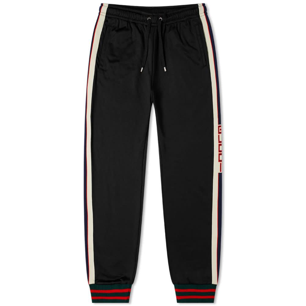 Gucci Pantaloni in jersey tecnico nero