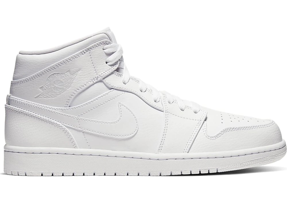 Air Jordan 1 Mid Triple White (2020)