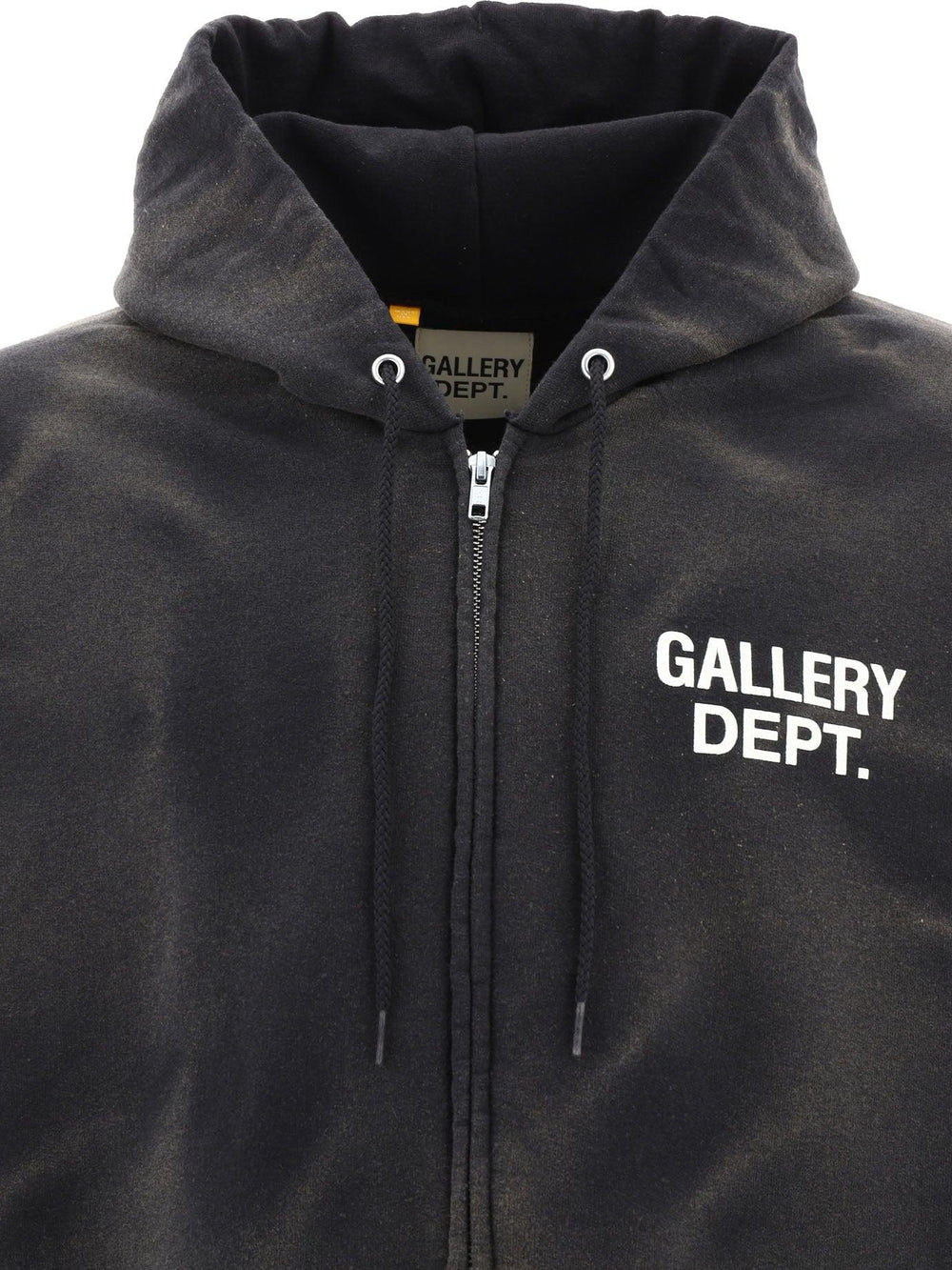 Gallery Dept. Vintage English Zip Up Hoodie Black