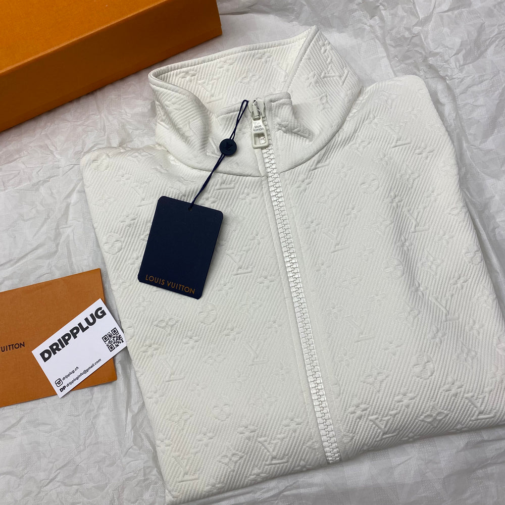 Louis Vuitton Monogram Fleece Tracksuit White