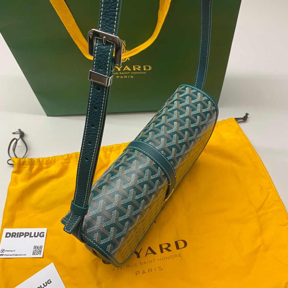 Goyard Belvedere Messenger Bag MM Green