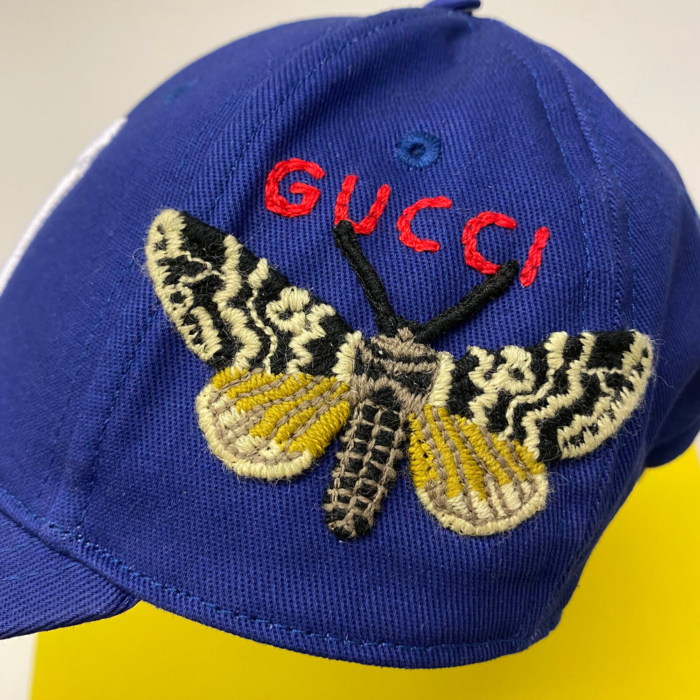 Gucci NY Butterfly Baseball Cap Blu