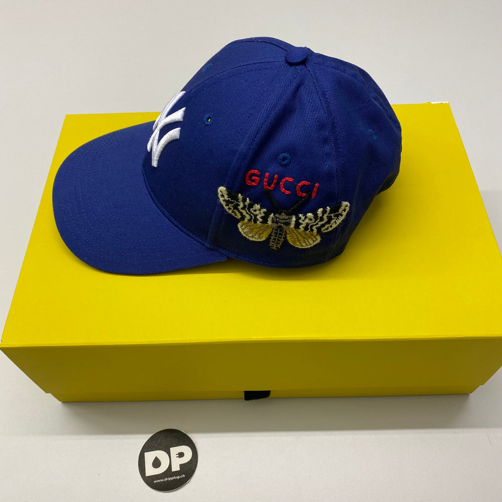 Gucci NY Butterfly Baseball Cap Blu