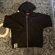 Load image into Gallery viewer, Supreme Small Box Logo Zip Up Hooded Sweatshirt Black SS21
