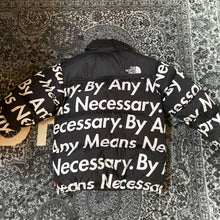 Load image into Gallery viewer, Supreme The North Face By Any Means Nuptse Jacket Black FW15
