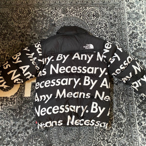 Supreme The North Face By Any Means Nuptse Jacket Black FW15