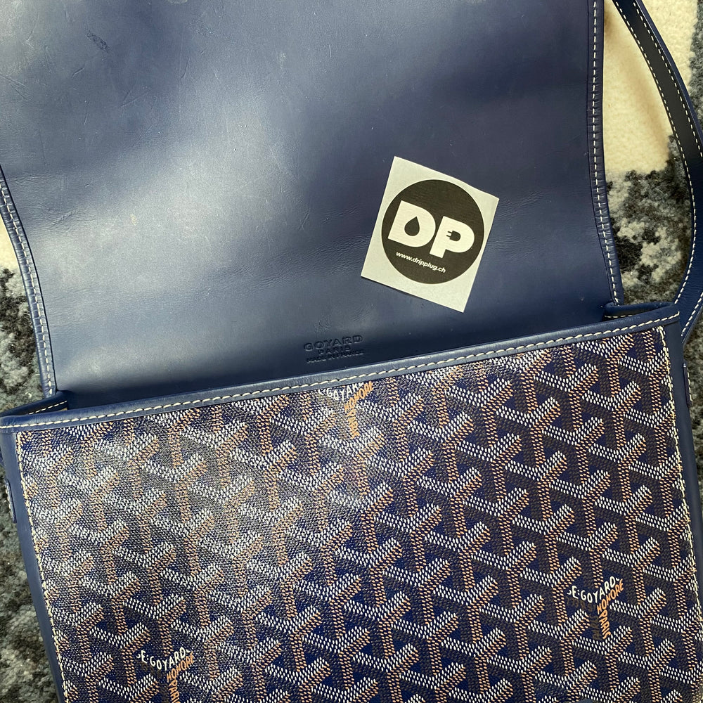 Goyard Belvedere Bag Navy Blue