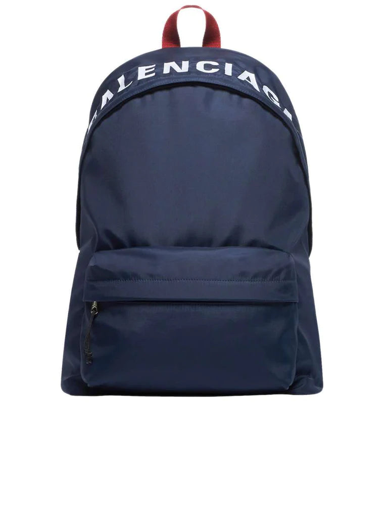 Balenciaga Zaino a rotelle blu navy