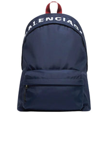 Balenciaga Wheel Backpack Navy Blue
