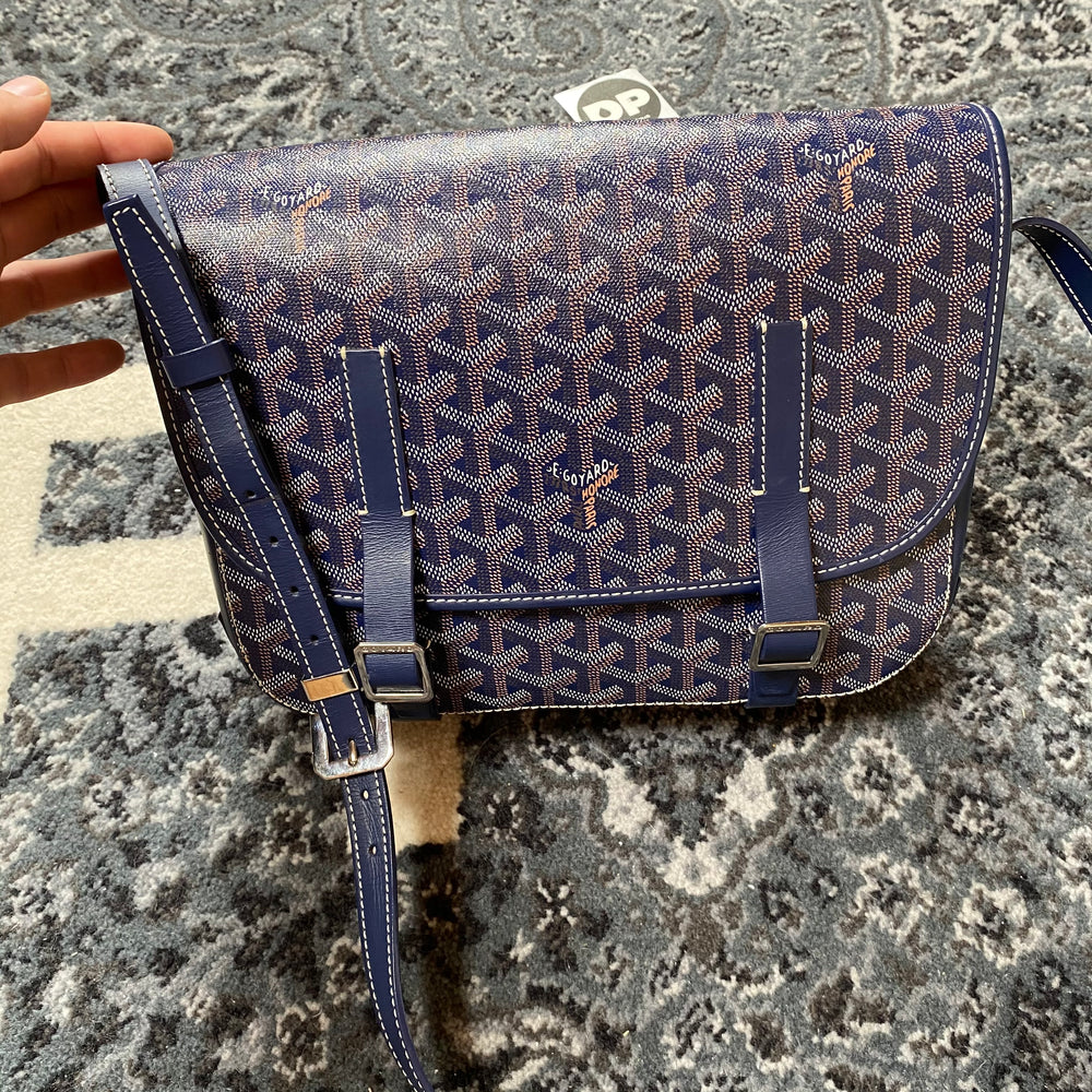 Goyard Belvedere Bag Navy Blue