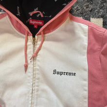 Load image into Gallery viewer, Supreme 2 Tone Hooded Work Jacket Pink SS17
