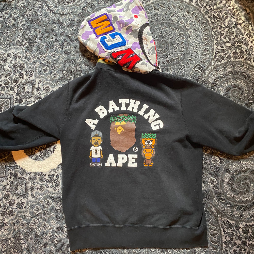 Bape x Big Sean Shark Hoodie NYC 10Th Anniversary