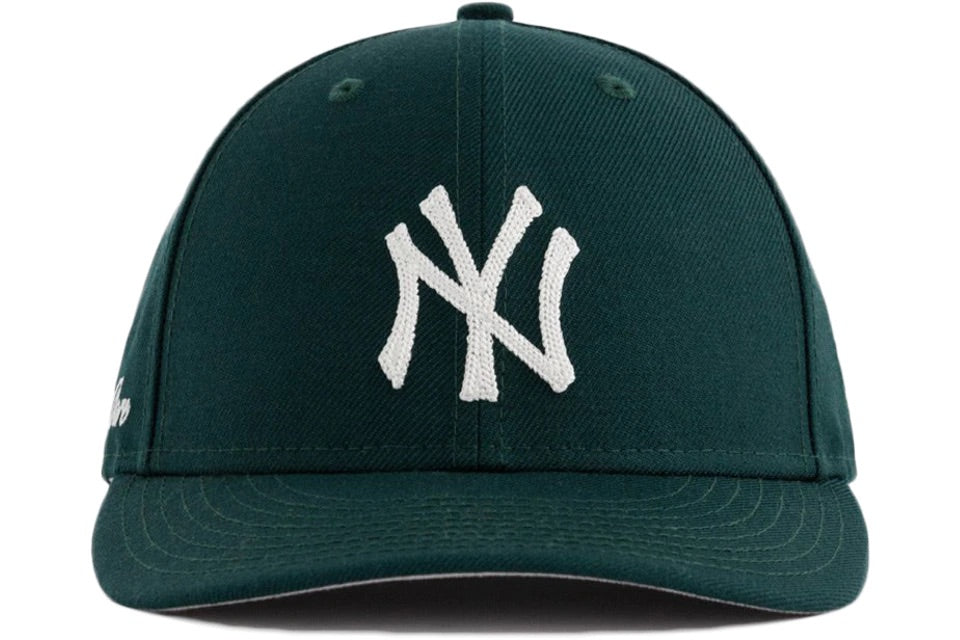 Aime Leon Dore x New Era Chain Stitch Yankees Hat Dark Green