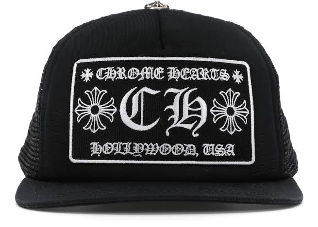 Chrome Hearts CH Hollywood Trucker Hat Noir (Used)