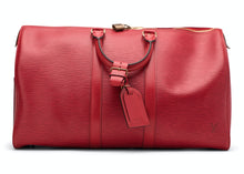Lade das Bild in den Galerie-Viewer, Louis Vuitton Keepall 50cm in red epi leather
