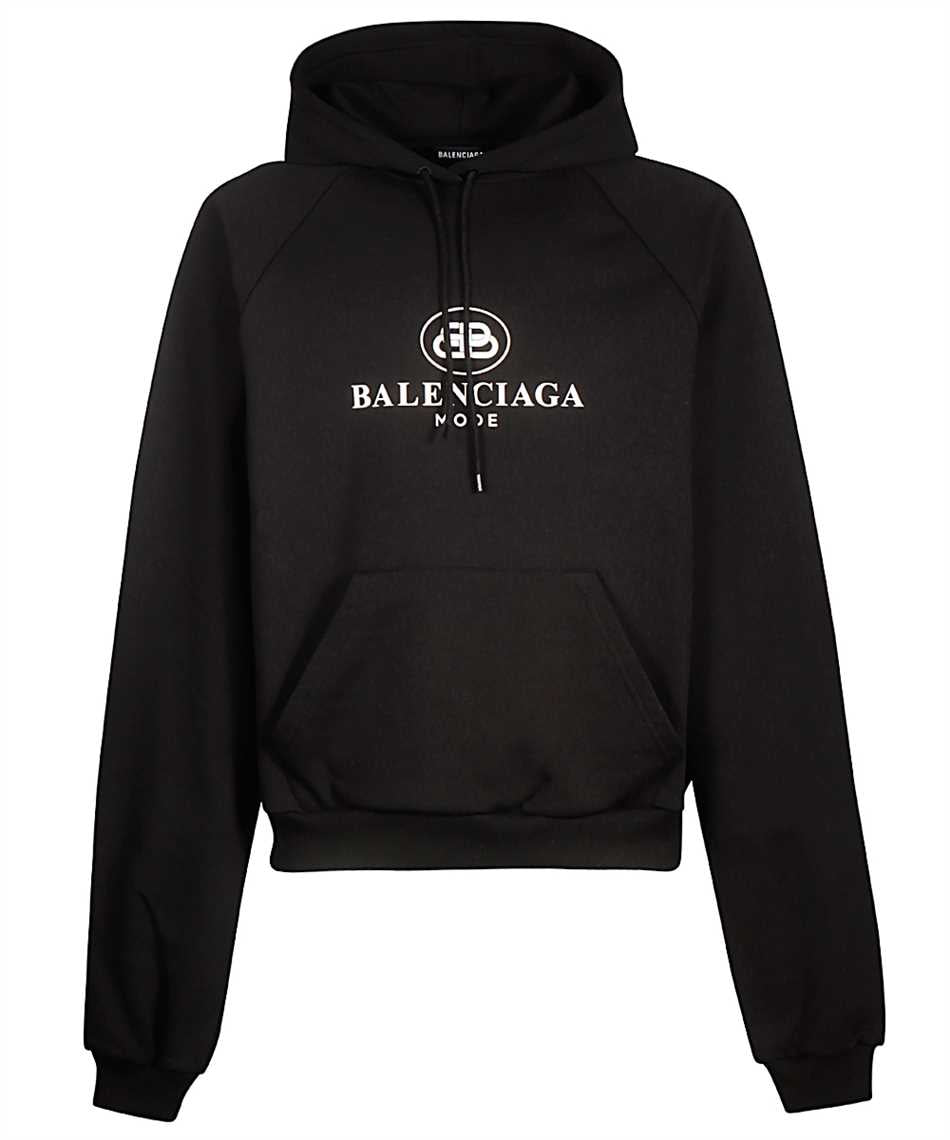 Balenciaga Mode Hoodie Black