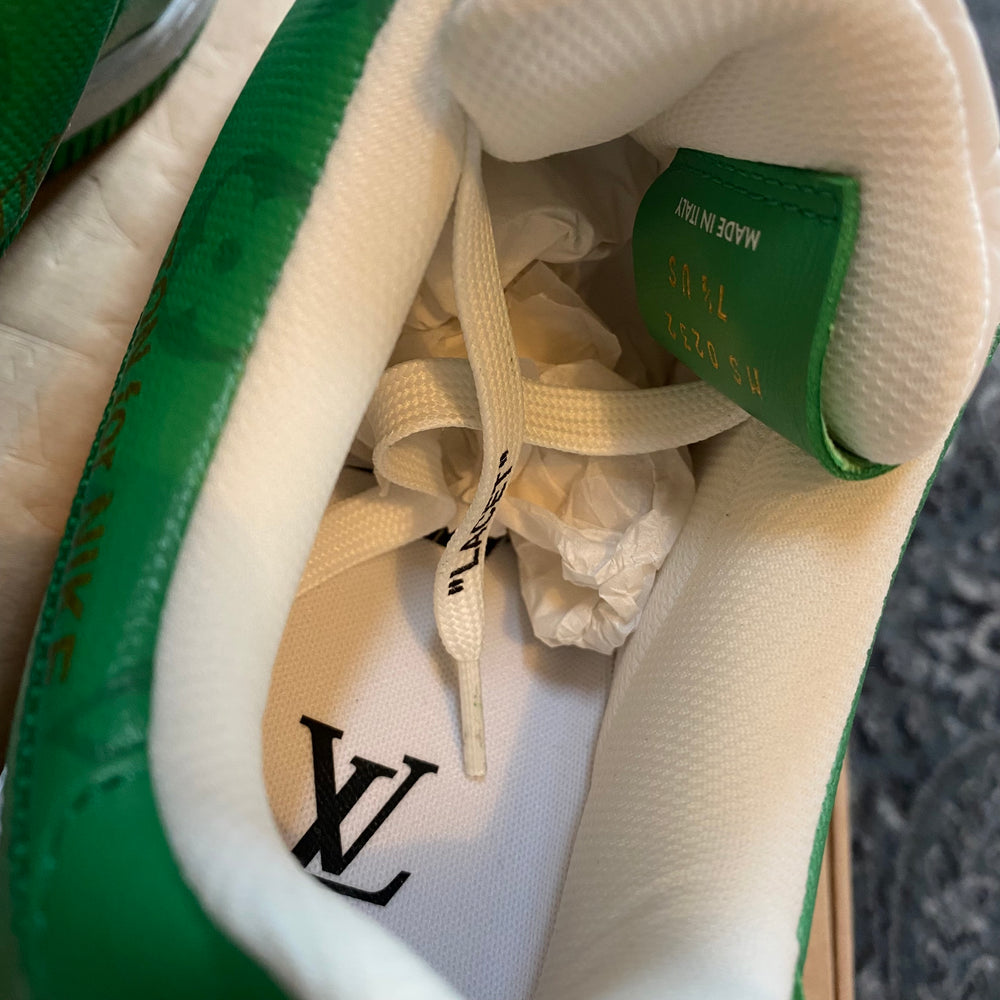 Louis Vuitton Nike Air Force 1 Low By Virgil Abloh White Green