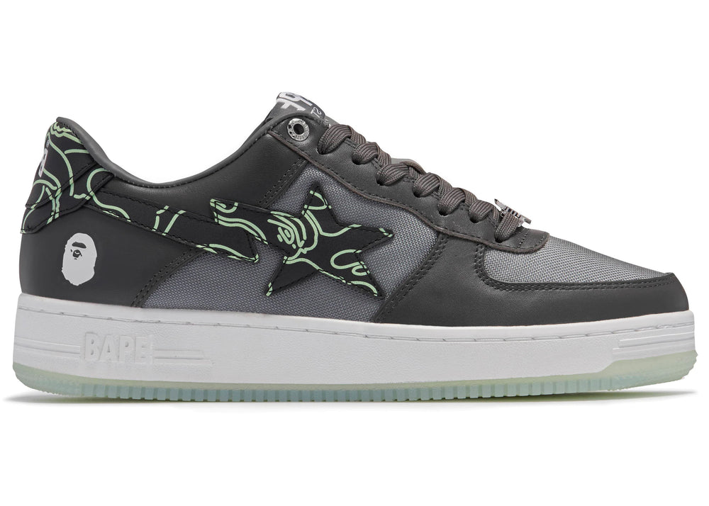 A Bathing Ape Bape Sta Text Code Camo Charcoal