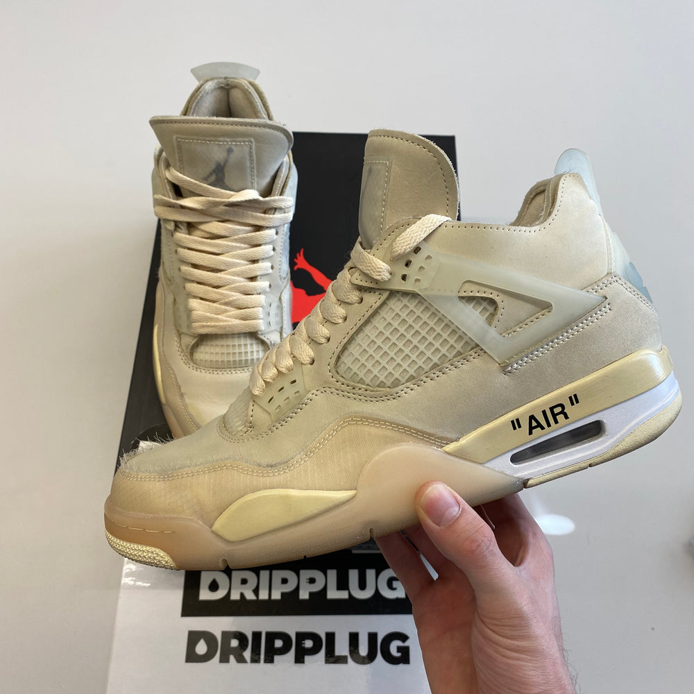 Air Jordan 4 Off White Sail (W)(2020)