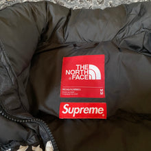 Load image into Gallery viewer, Supreme The North Face By Any Means Nuptse Jacket Black FW15
