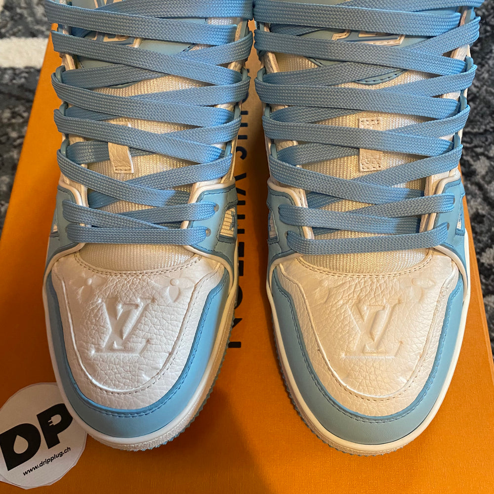 Louis Vuitton Trainer White Sky Blue