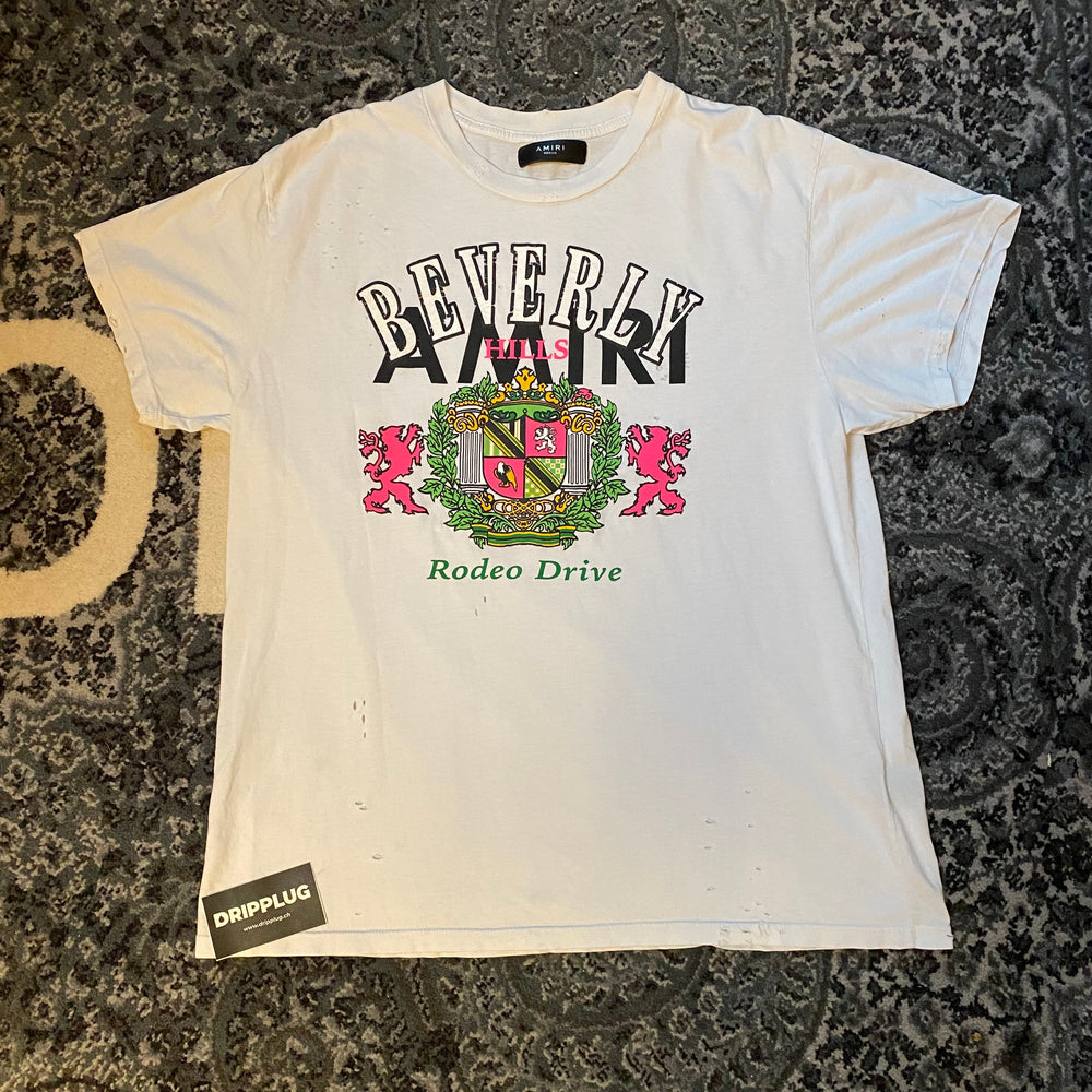 Amiri Beverly Hills Tee White