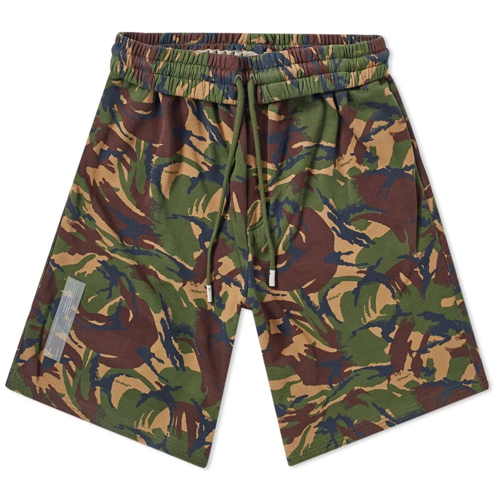 Off White Camo Oversized Shorts