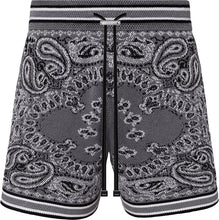 Load image into Gallery viewer, Amiri B-Ball Bandana Shorts Grey
