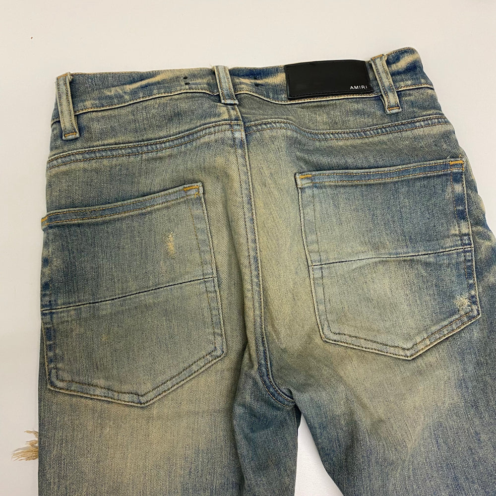 Amiri MX1 Indigo Bandana Jeans