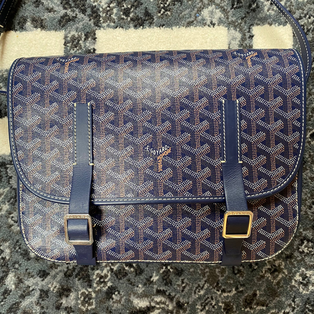 Goyard Belvedere Bag Navy Blue