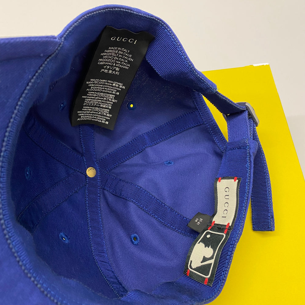 Gucci NY Butterfly Baseball Cap Blu