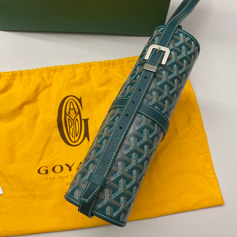 Goyard Belvedere MM Bag Green