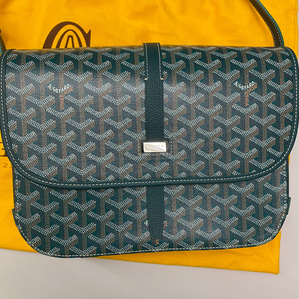 Goyard Belvedere MM Bag Green