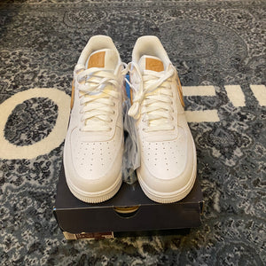 Nike Air Force 1 Swoosh Pack White Vachetta Tan