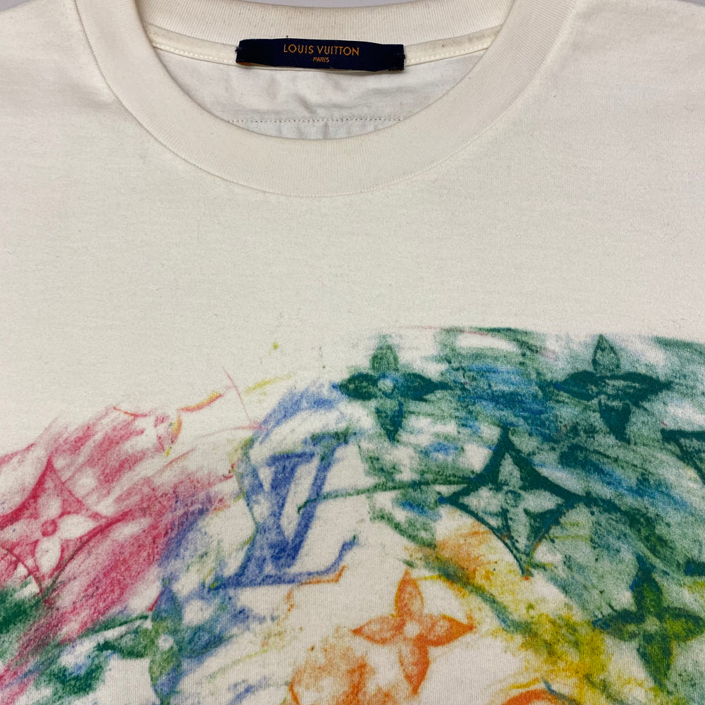 Louis Vuitton - T-shirt Monogram multicolore pastello Virgil Abloh