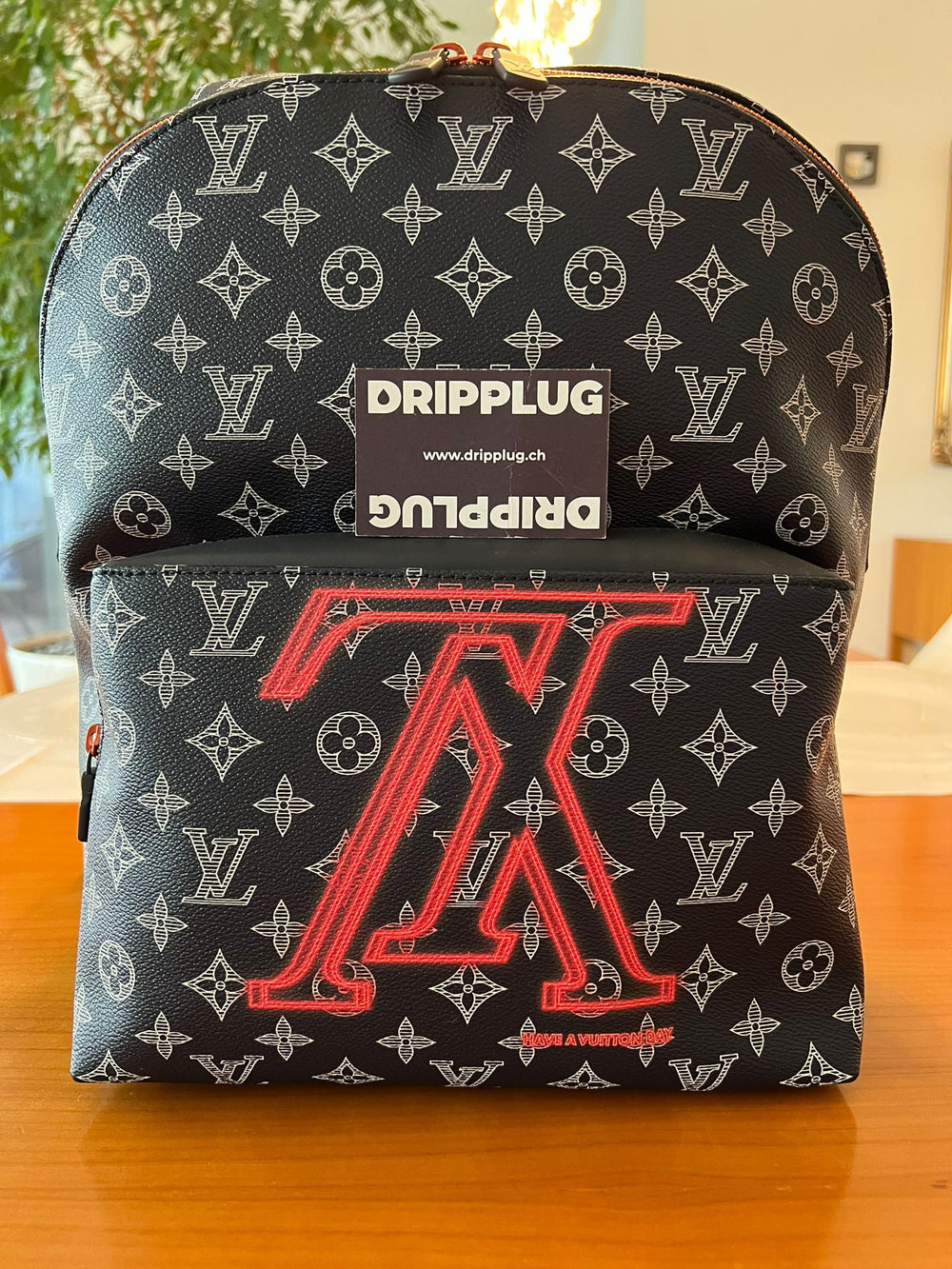 Louis Vuitton Apollo Backpack Monogram Upside Down Ink Navy