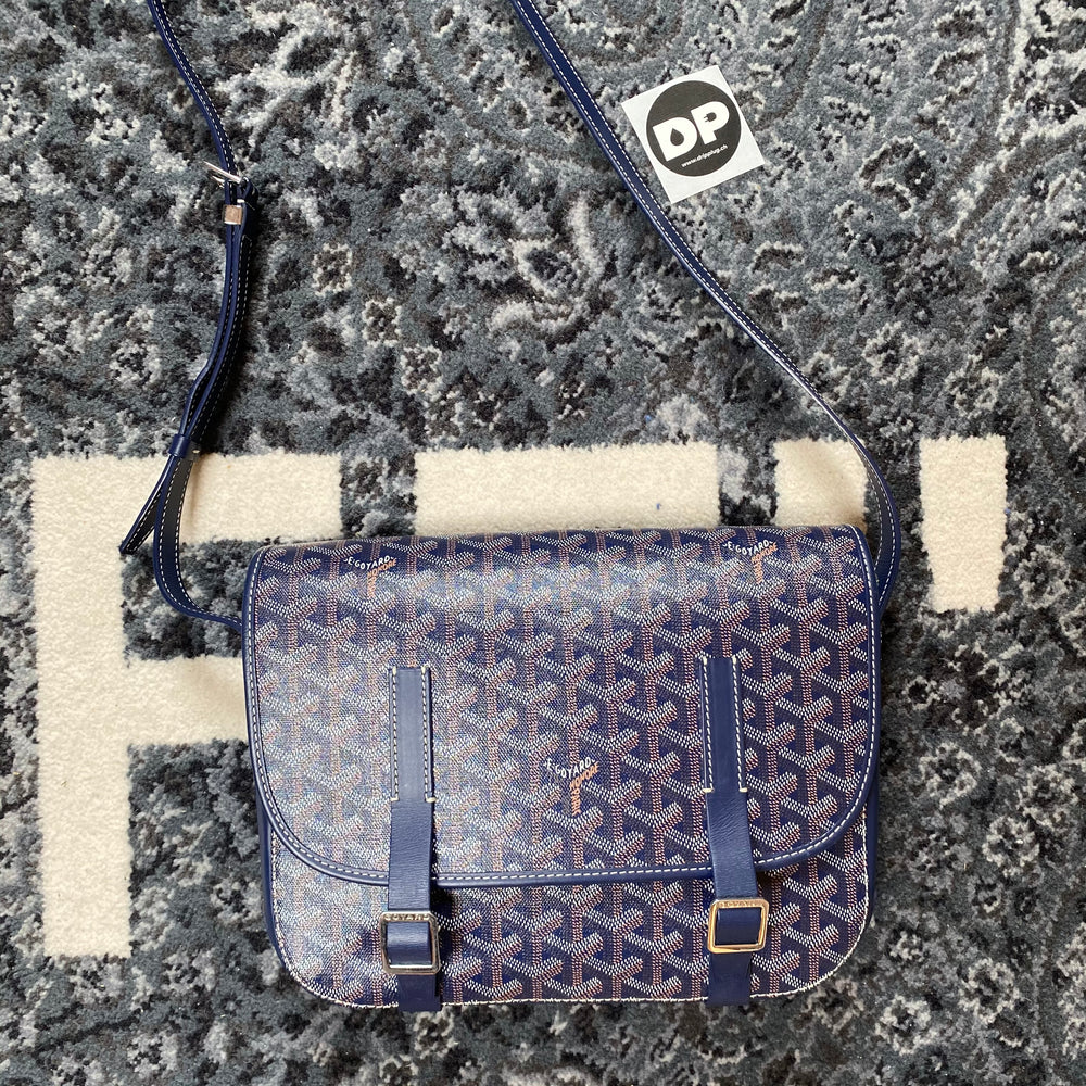 Goyard Belvedere Bag Navy Blue