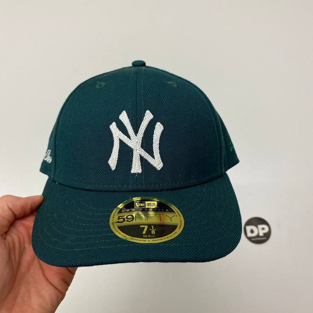 Aime Leon Dore x New Era Chain Stitch Yankees Hat Dark Green