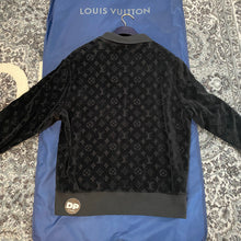 Load image into Gallery viewer, Louis Vuitton Monogram Velour Cotton Track Jacket Black (Kim Jones 2018)
