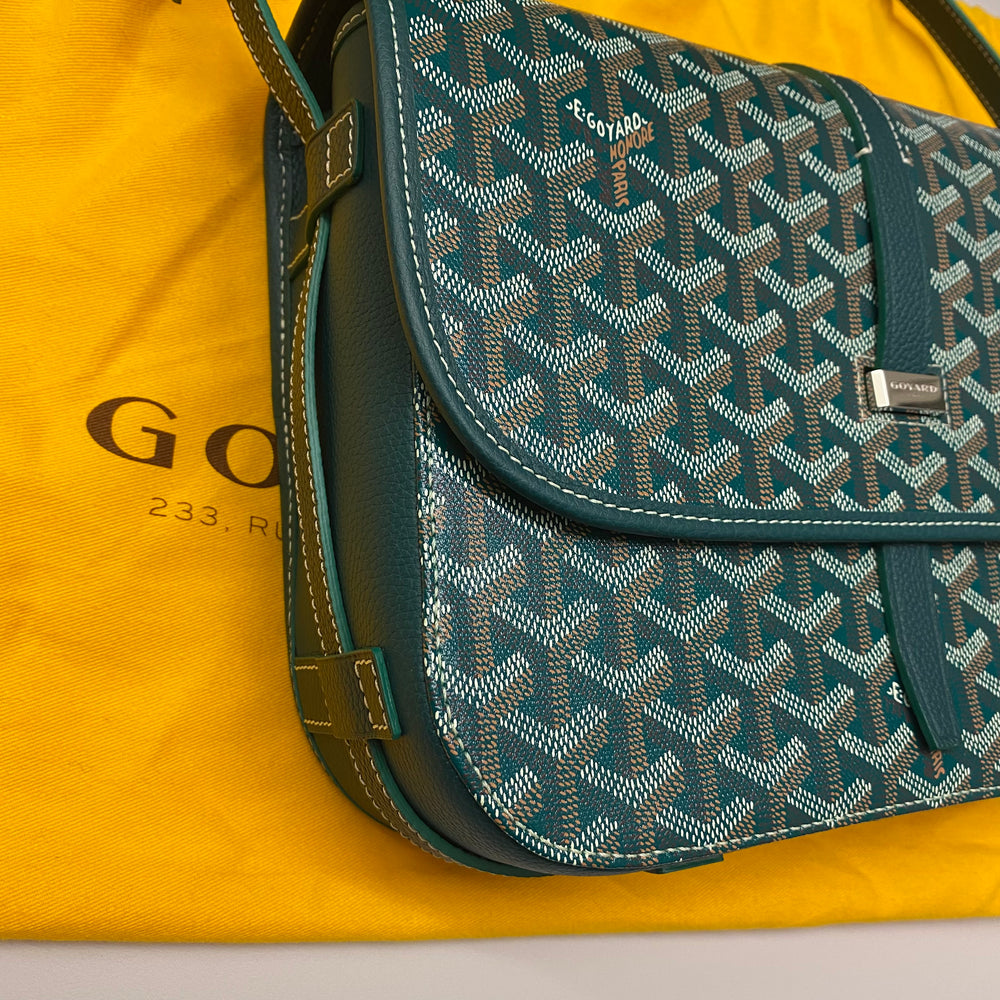 Goyard Belvedere MM Bag Green