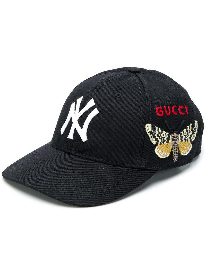 Gucci NY Butterfly Baseball Cap Nero