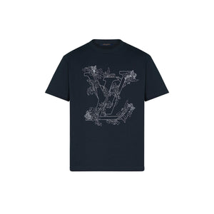 Louis Vuitton Embroidered Flower Tee