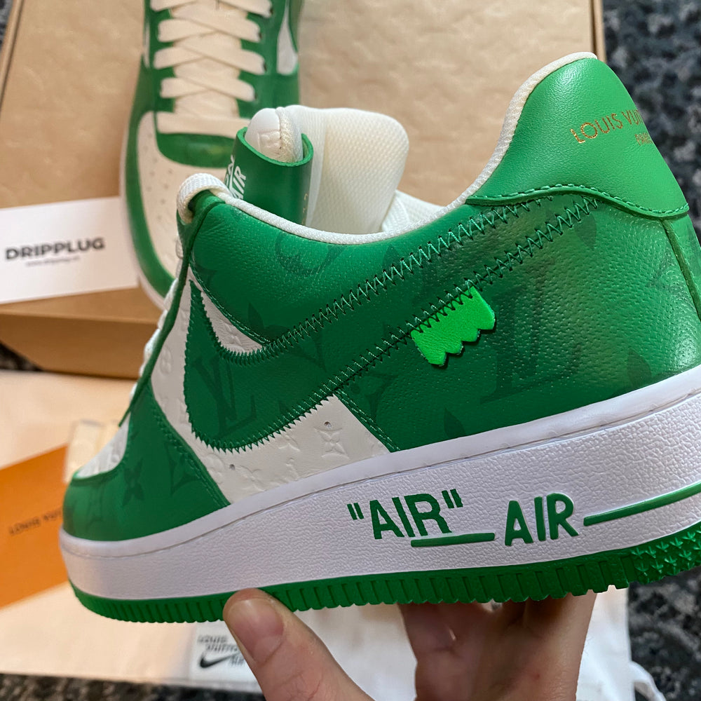 Louis Vuitton Nike Air Force 1 Low By Virgil Abloh White Green